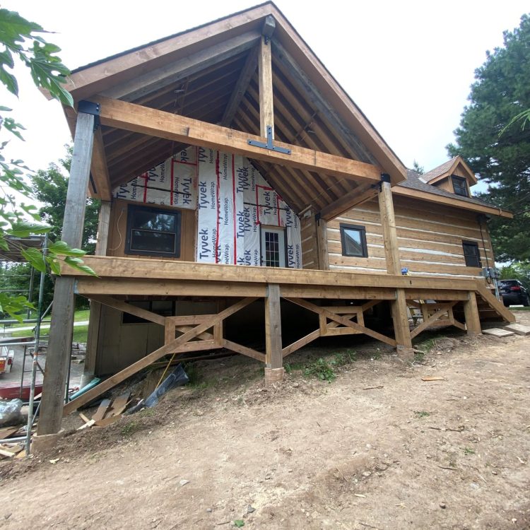 Construction - covered deck