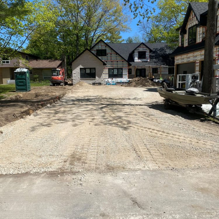 Construction - driveway