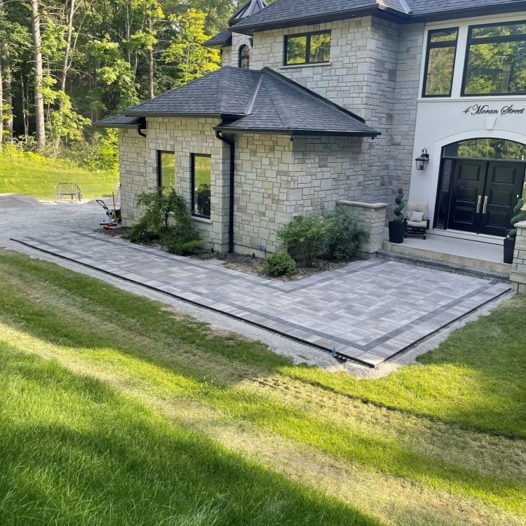 Hardscaping - front entry walkway