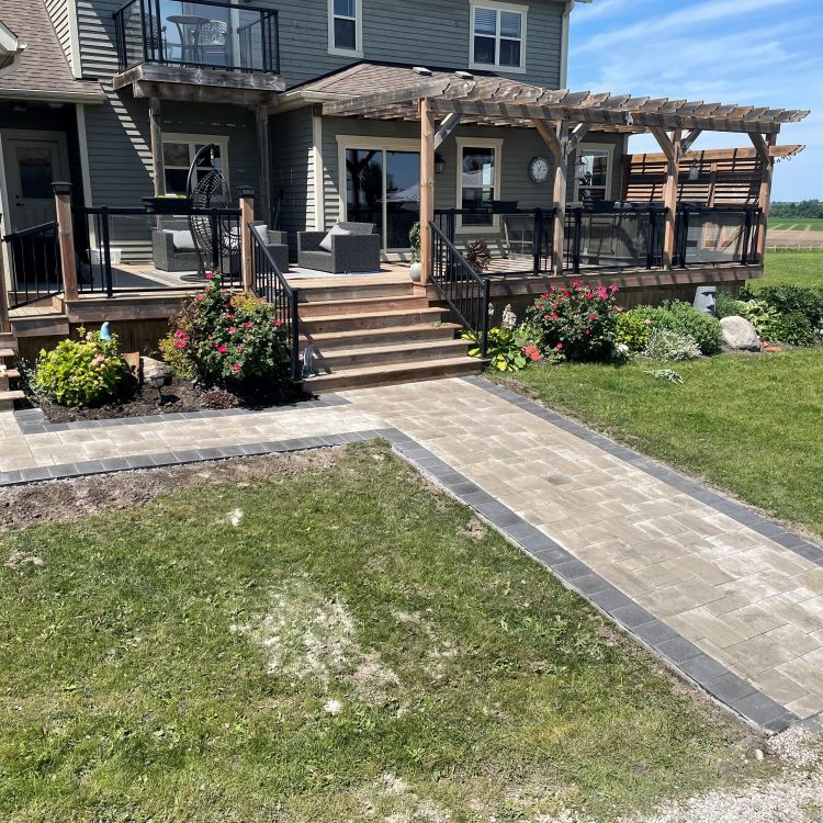 Hardscaping - patio stone