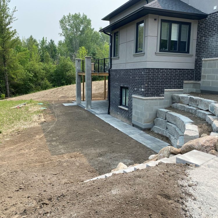 Hardscaping - retaining wall